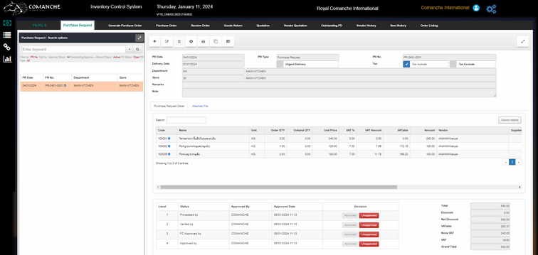 Inventory System (INV)