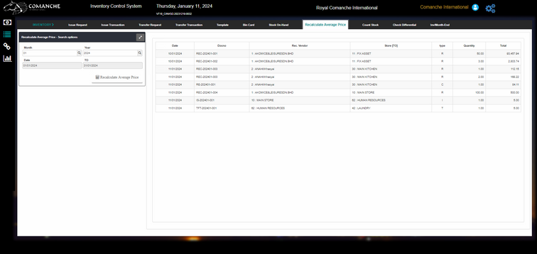 Inventory System (INV)