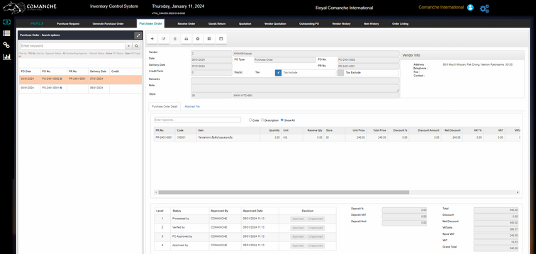 Inventory System (INV)